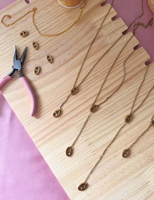 Bijoux maille marine