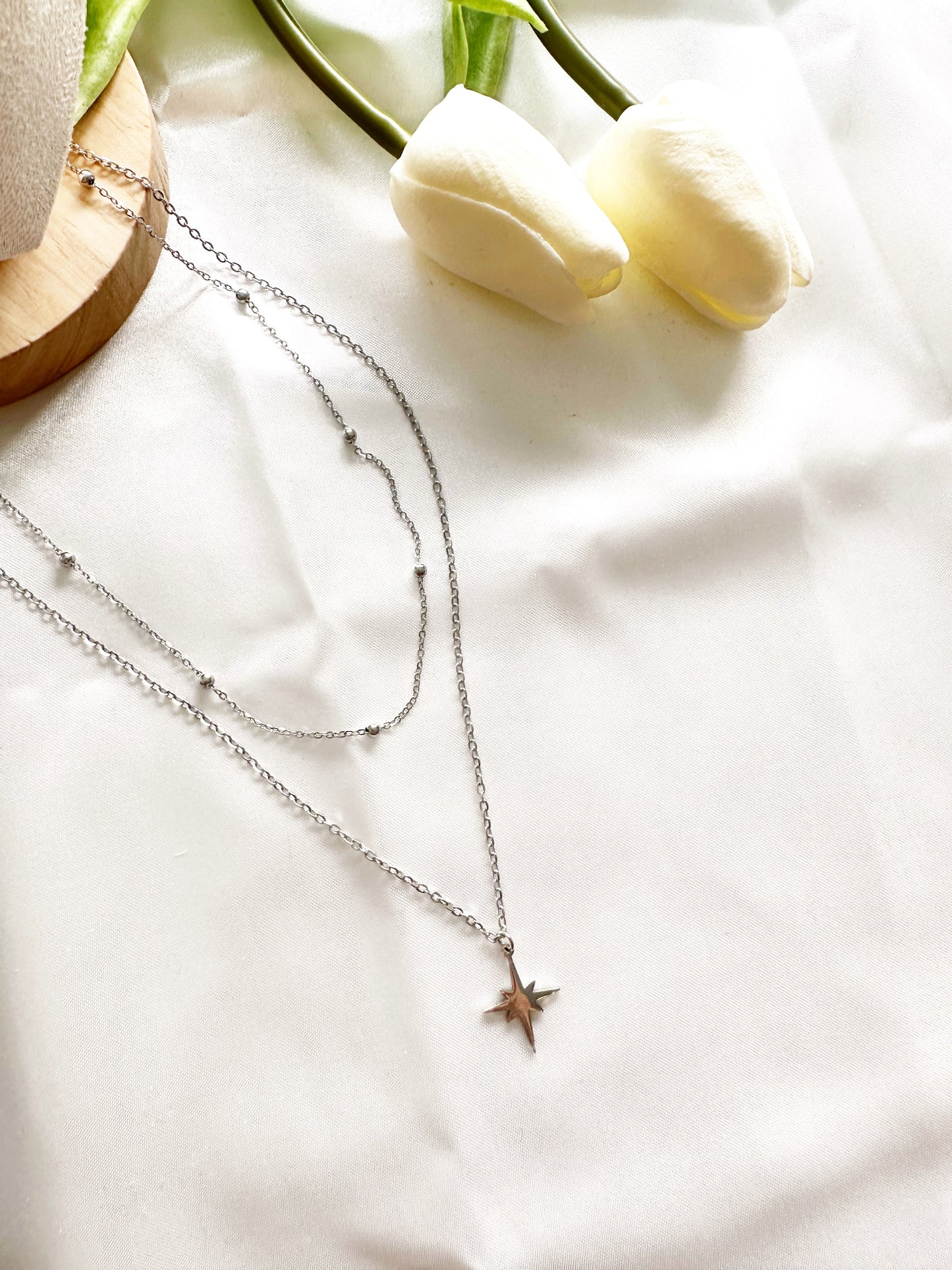 Collier double céleste