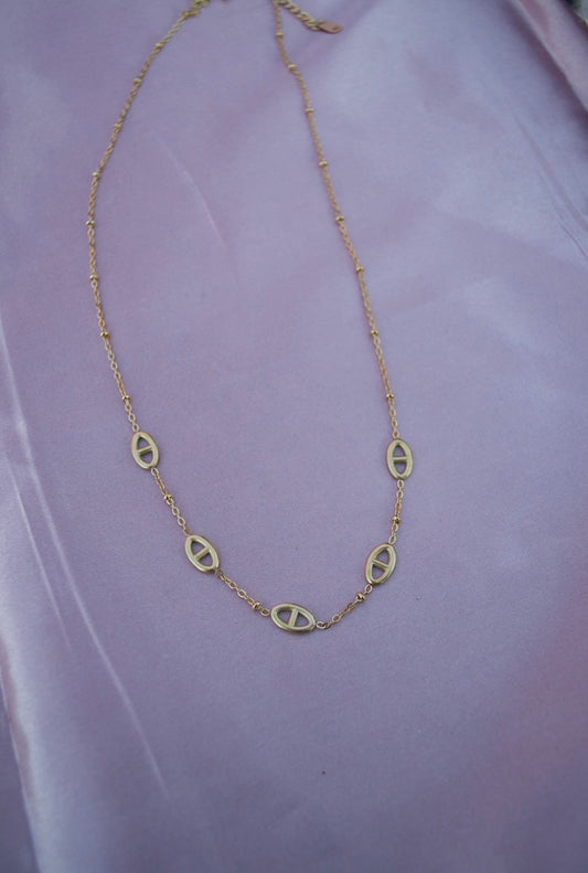 Collier maille marine CALLIE