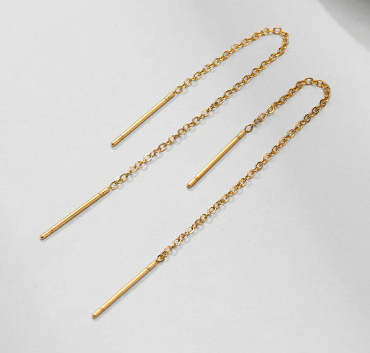 Boucles d’oreilles coulissantes