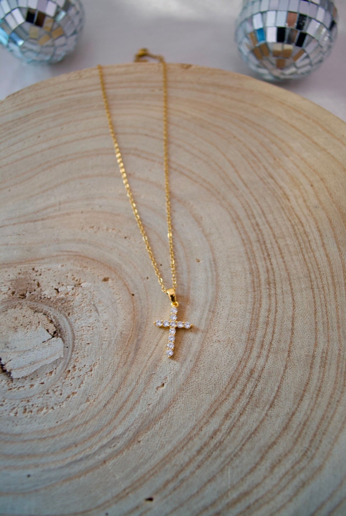 Collier CROIX STRASS