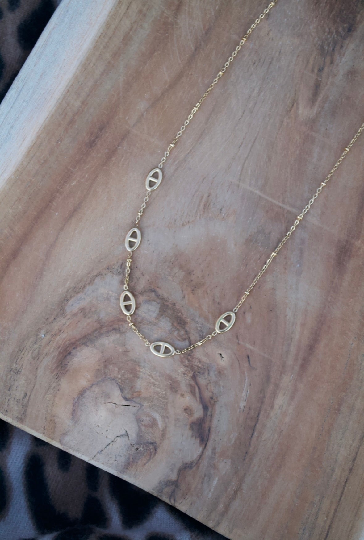 Collier maille marine CALLIE