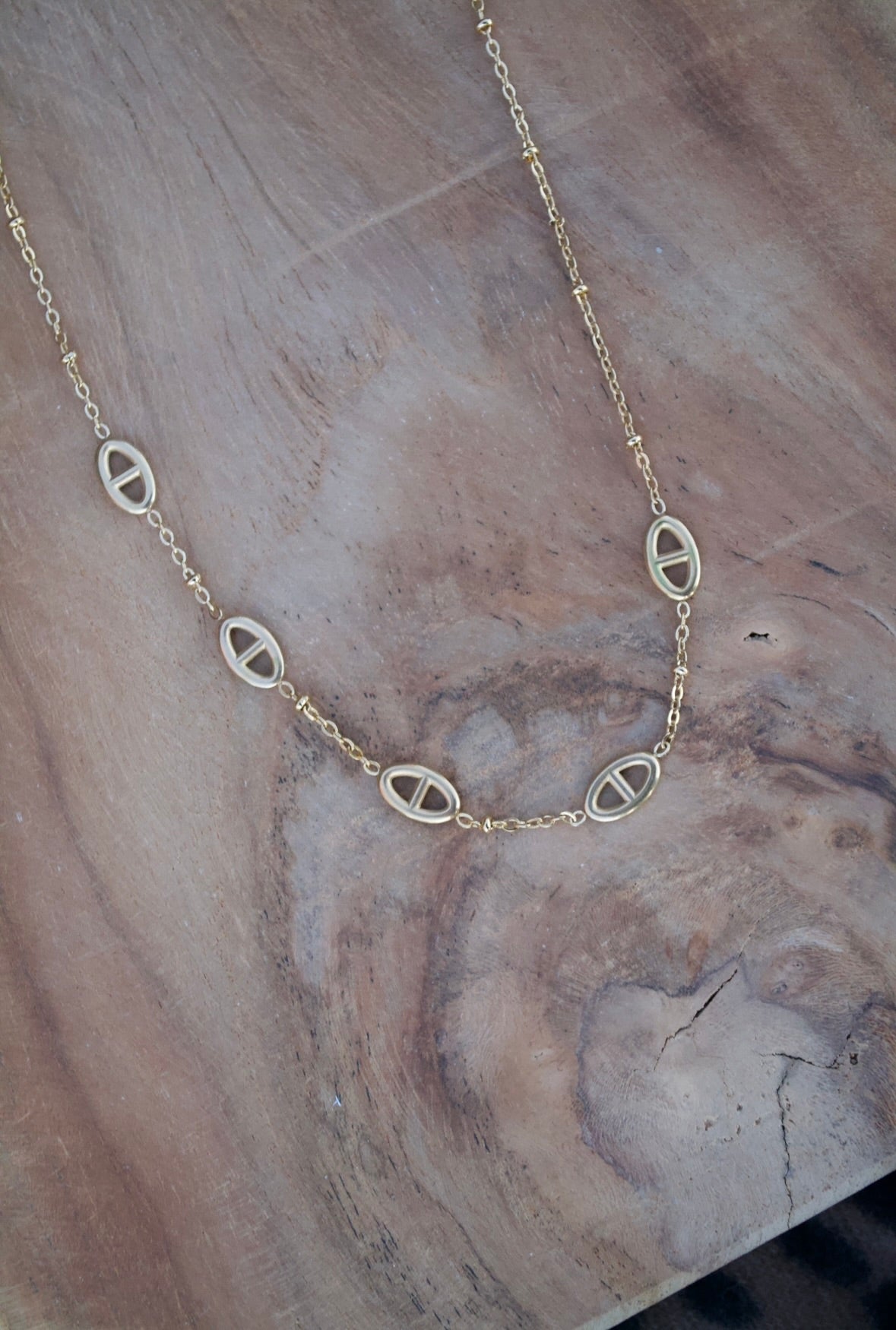 Collier maille marine CALLIE