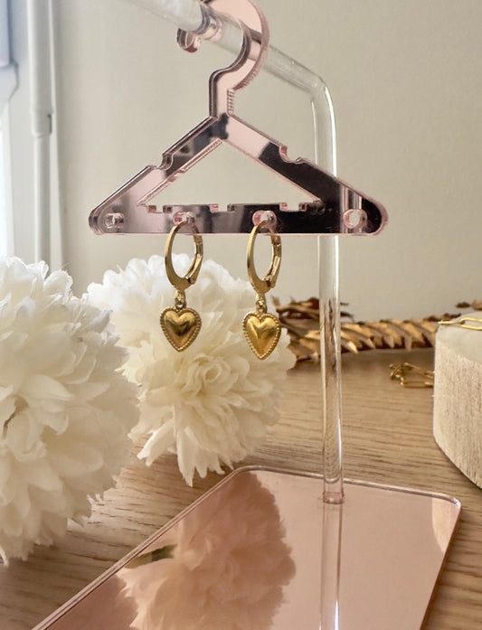 Boucles d’oreilles CŒUR