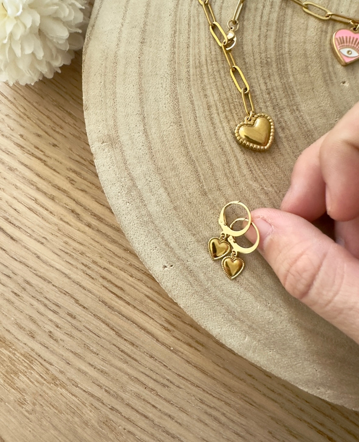 Boucles d’oreilles CŒUR