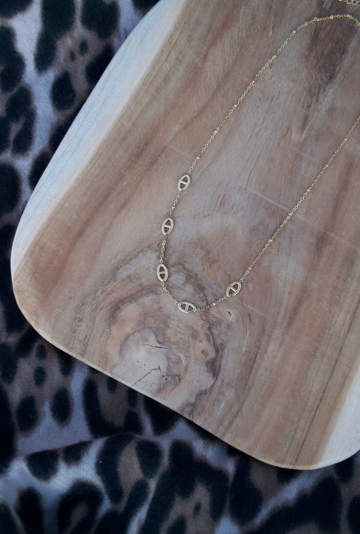 Collier maille marine CALLIE