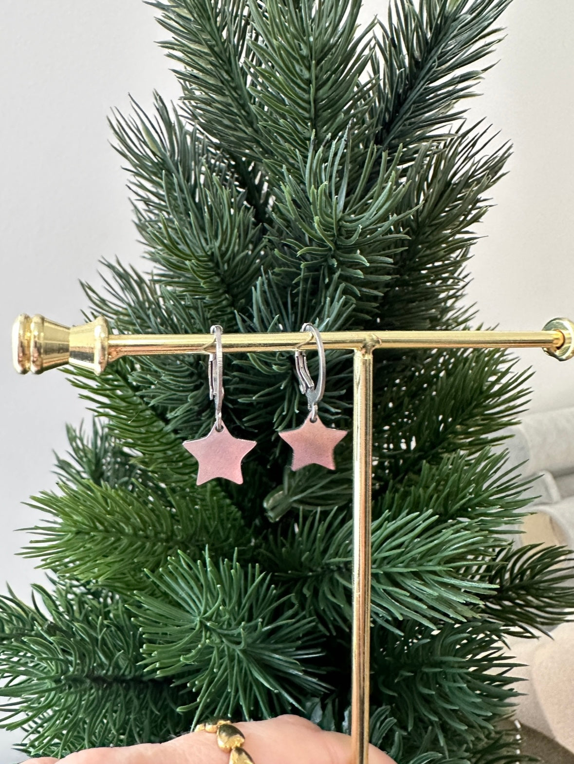 Boucles d’oreilles etoile