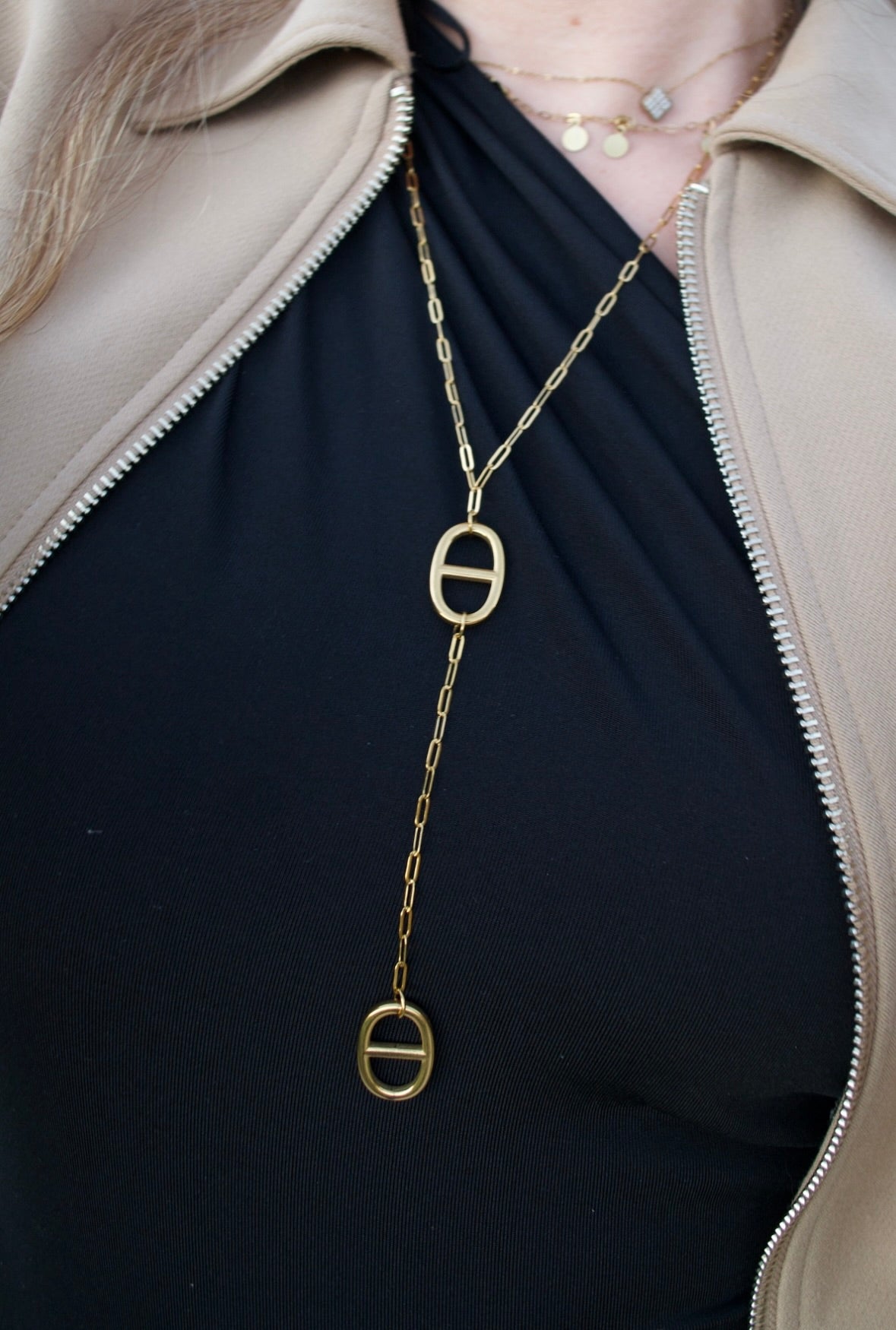 Collier maille marine SOLOR