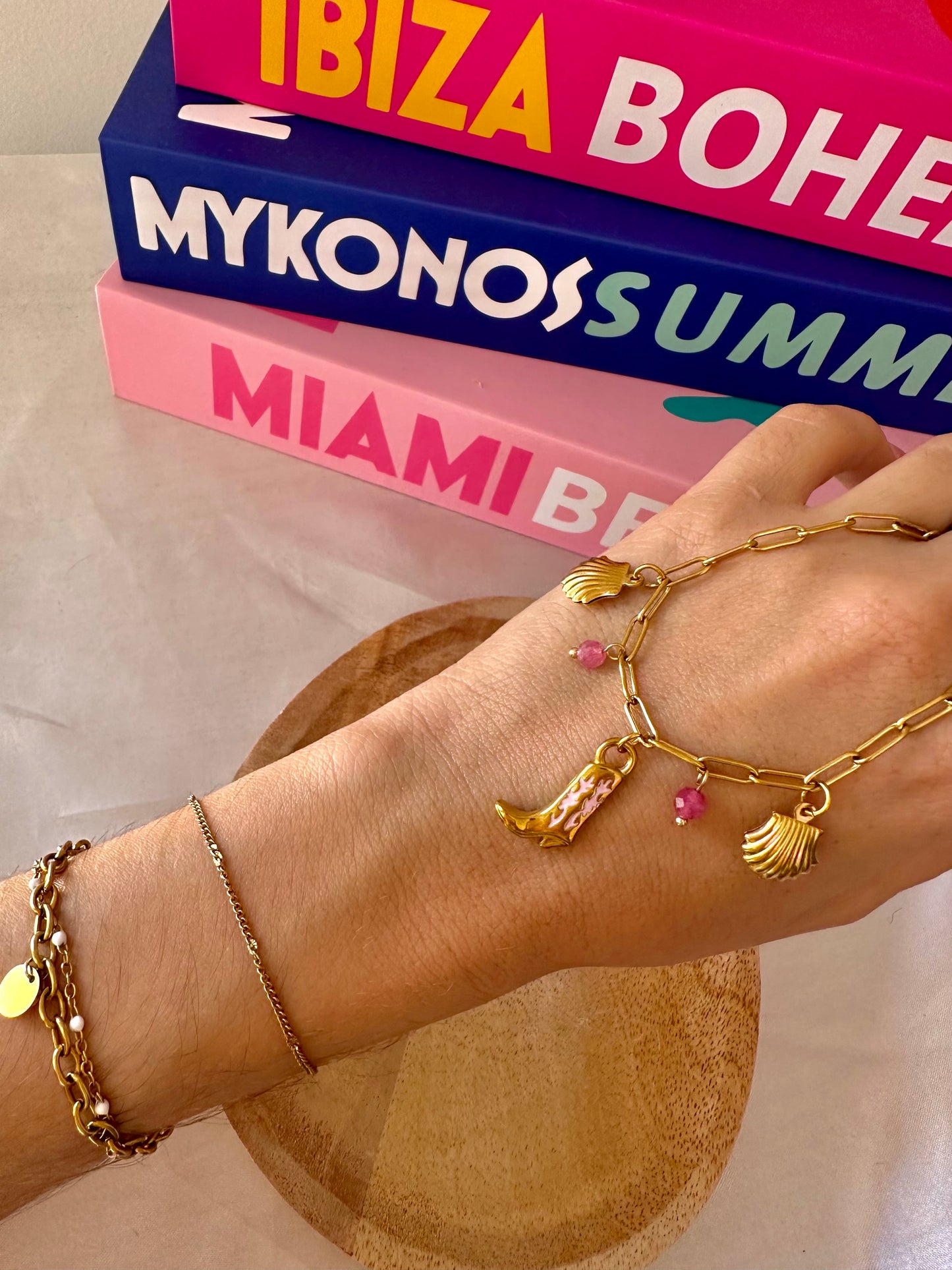 Bracelet charms ROSA