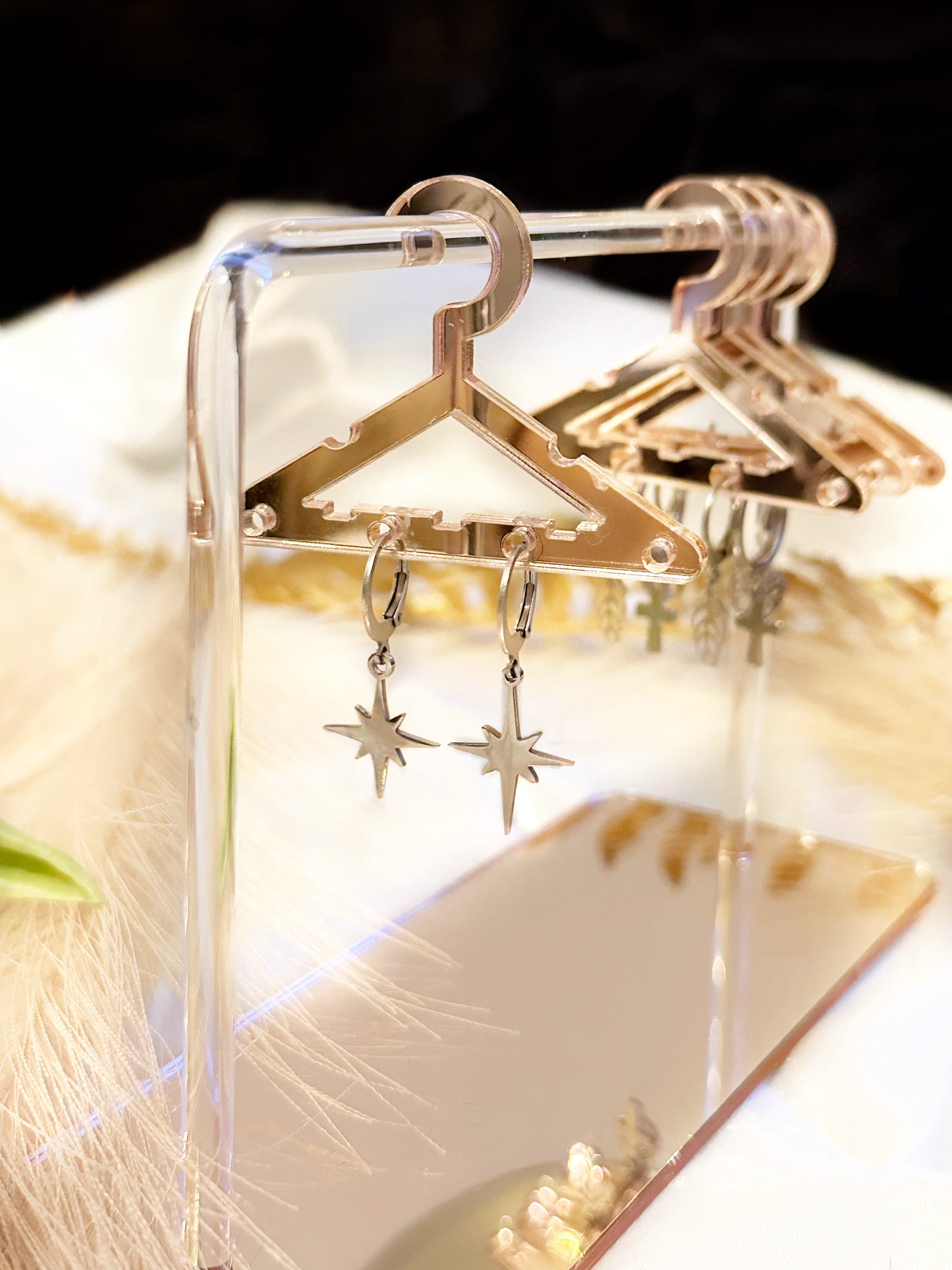 Boucles d'oreilles celeste