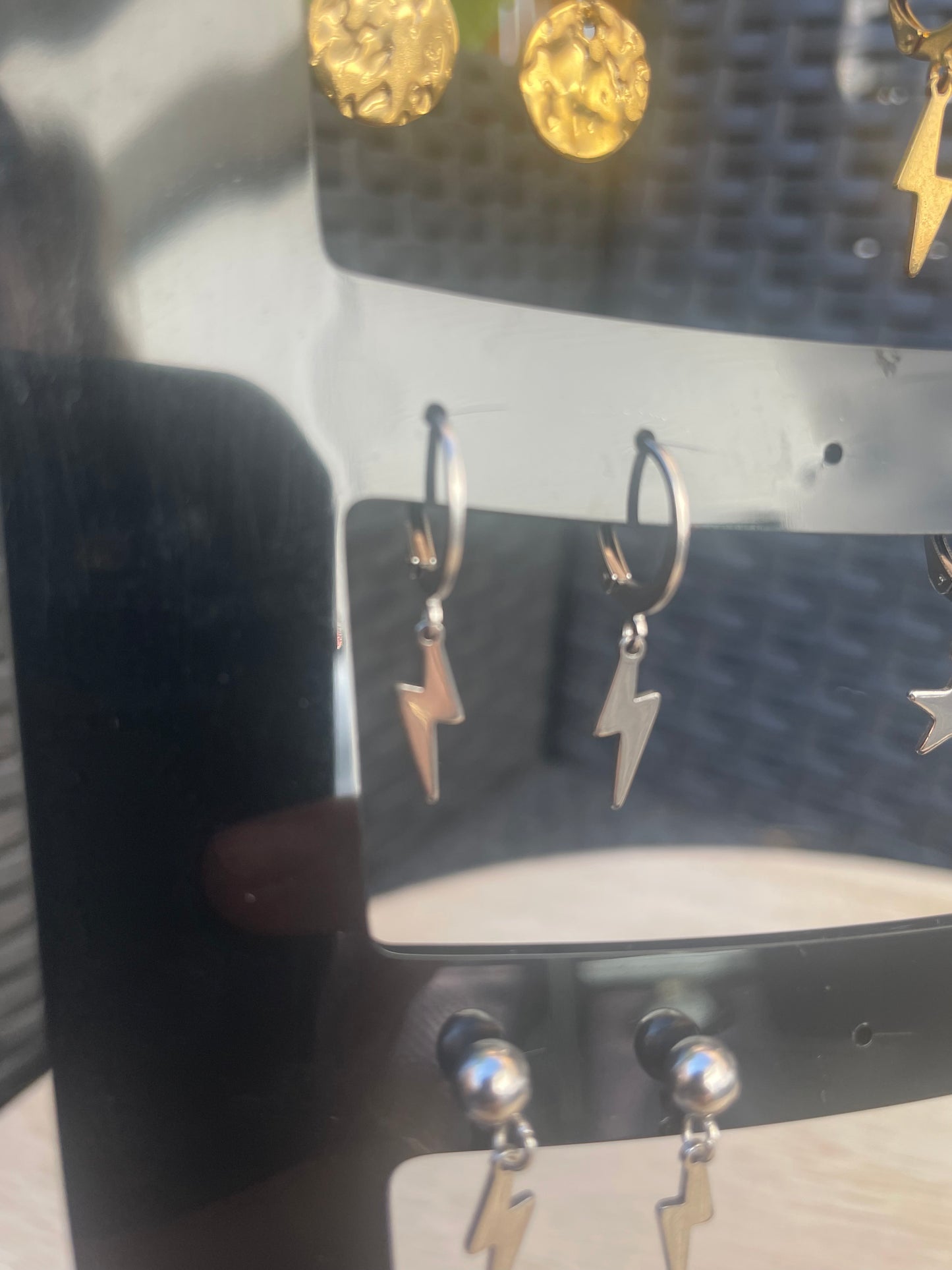 Boucles d'oreilles éclair