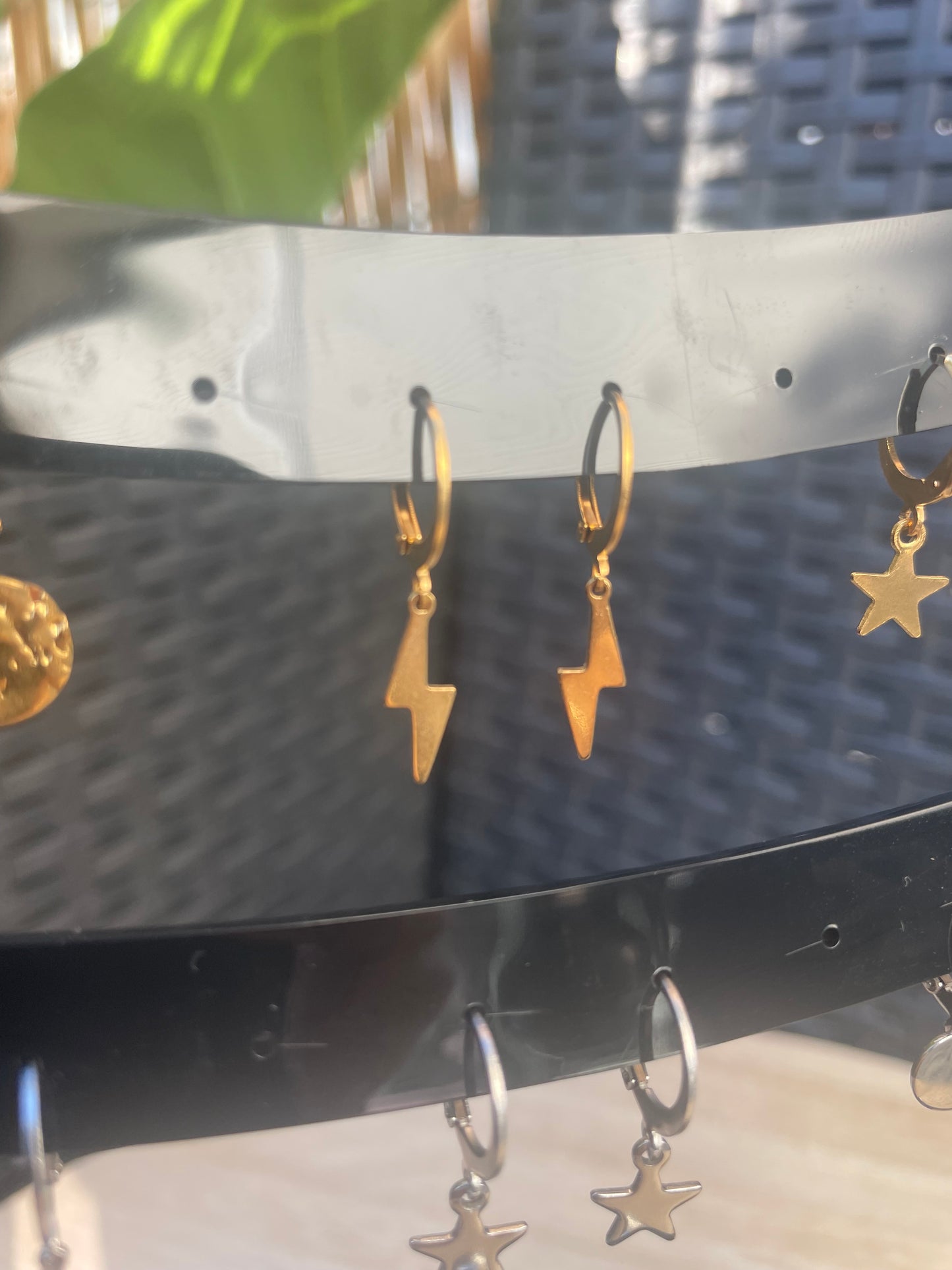 Boucles d'oreilles éclair