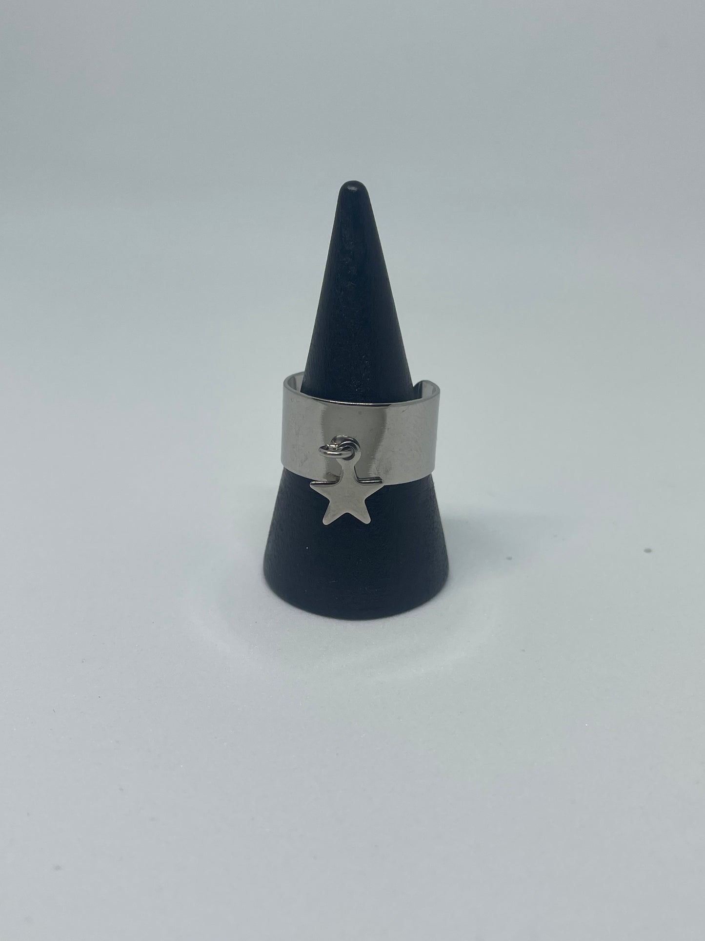 Bague LOUNA petite étoile en acier inoxydable ajustable
