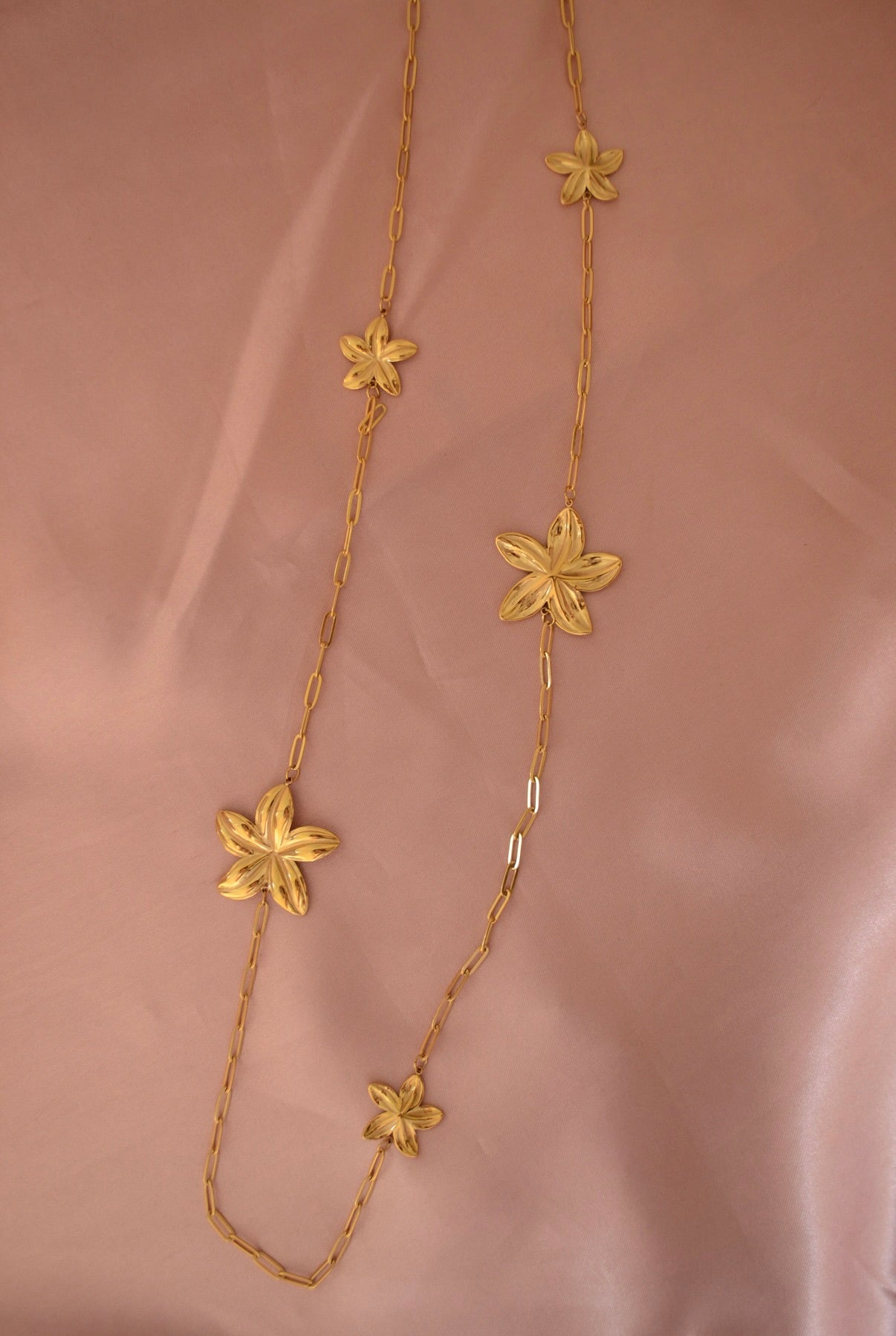 Collier sautoir Fleur