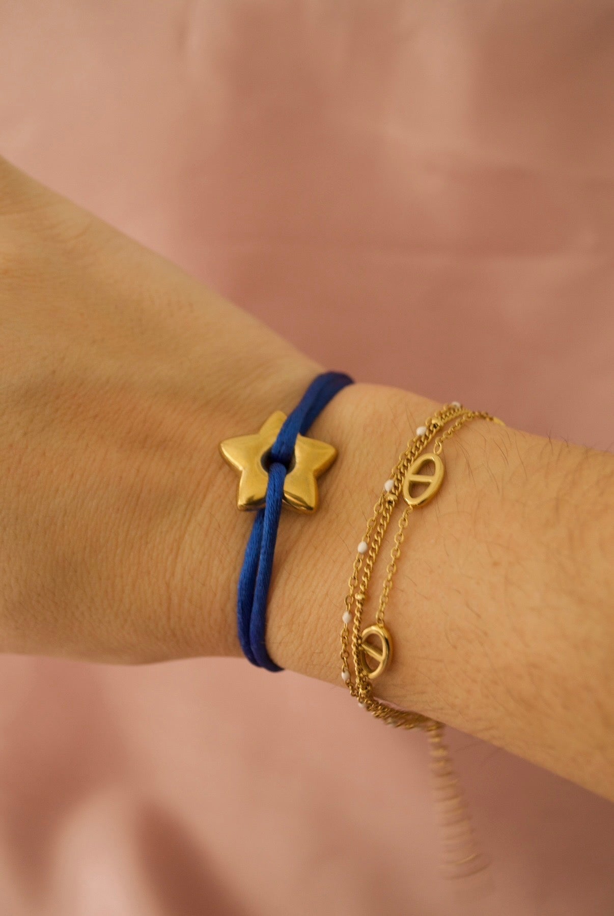 Bracelet étoile cordon