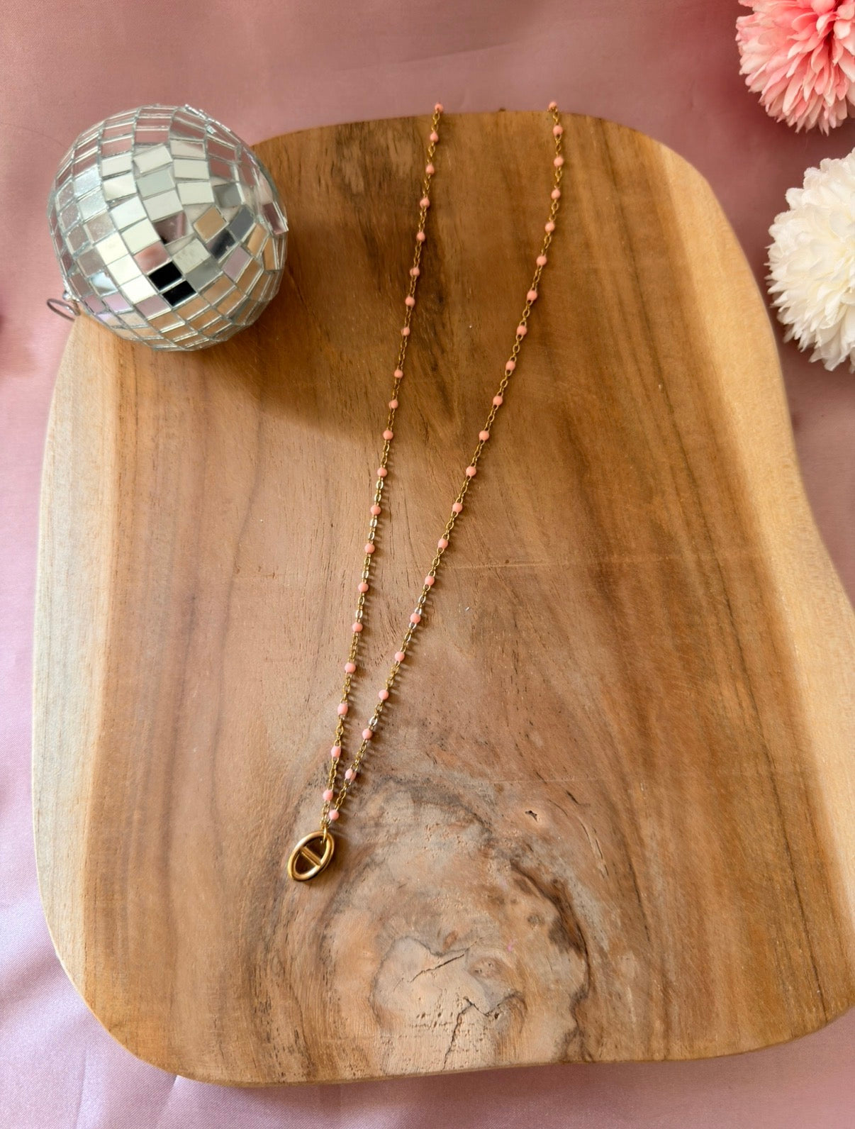 Collier marine perle
