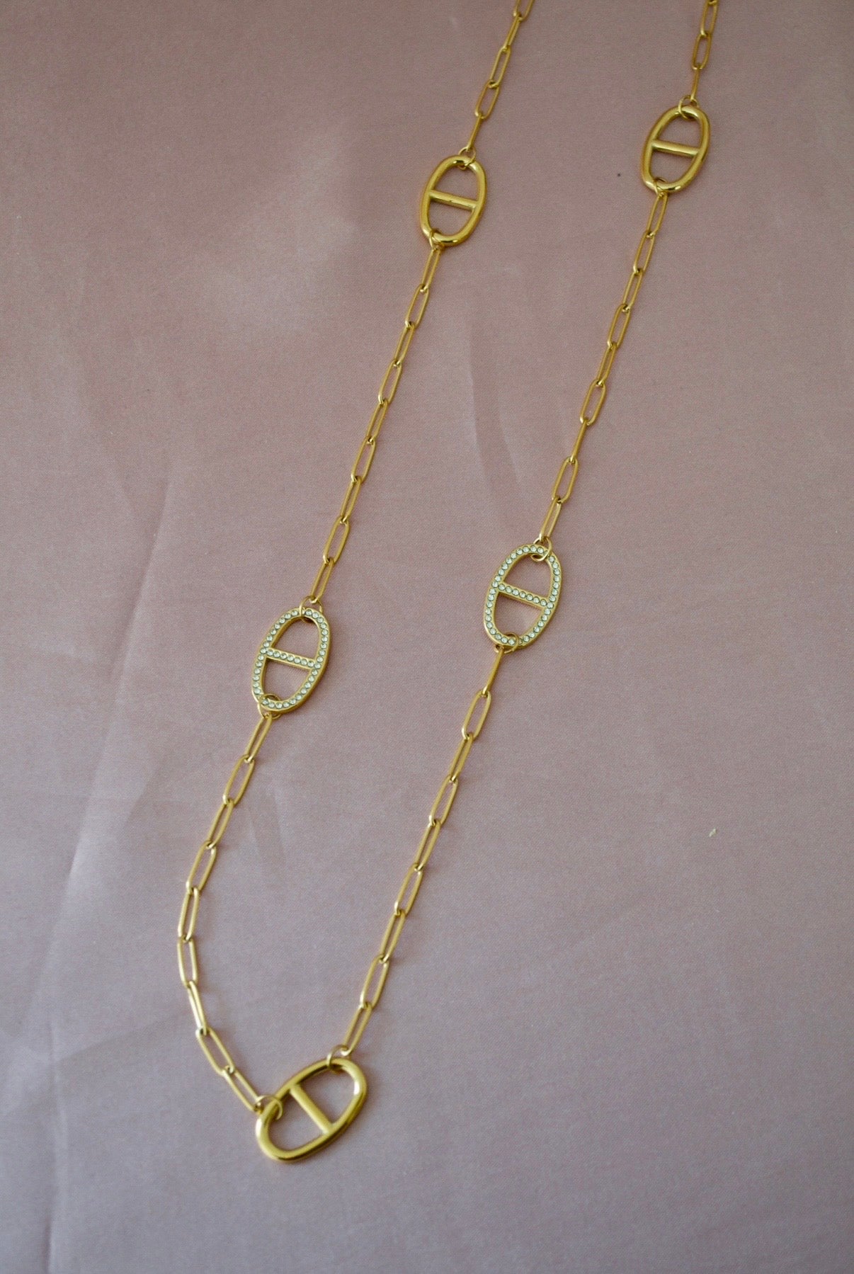 Collier LÉANE avec zircons