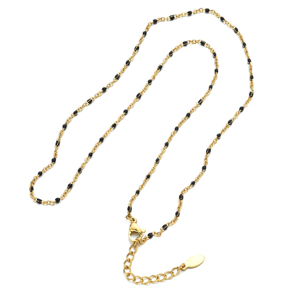 Collier perle coloré