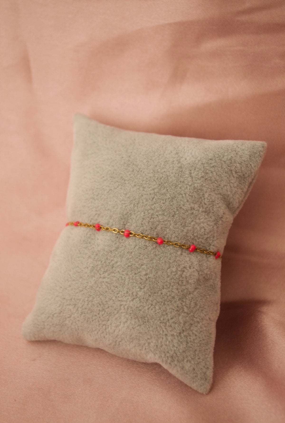 Bracelet LICIA perles roses