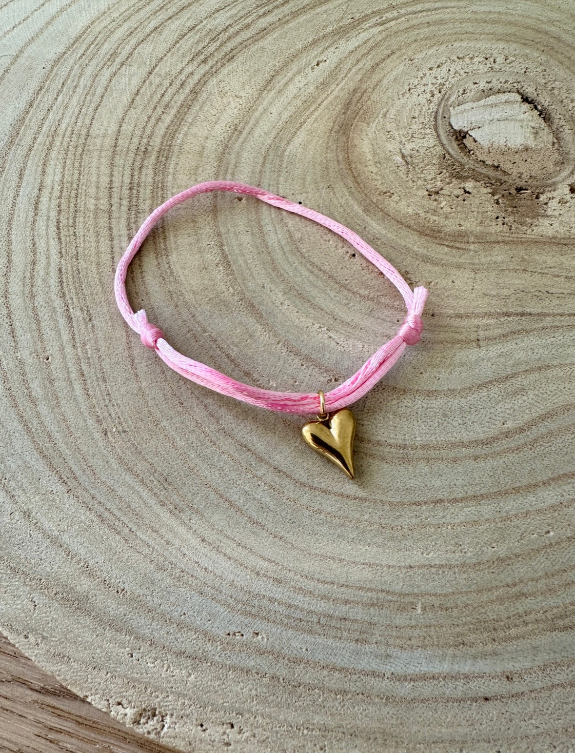 Bracelet CŒUR cordon