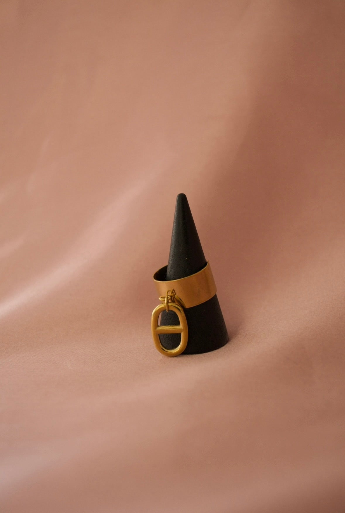 Bague maille marine