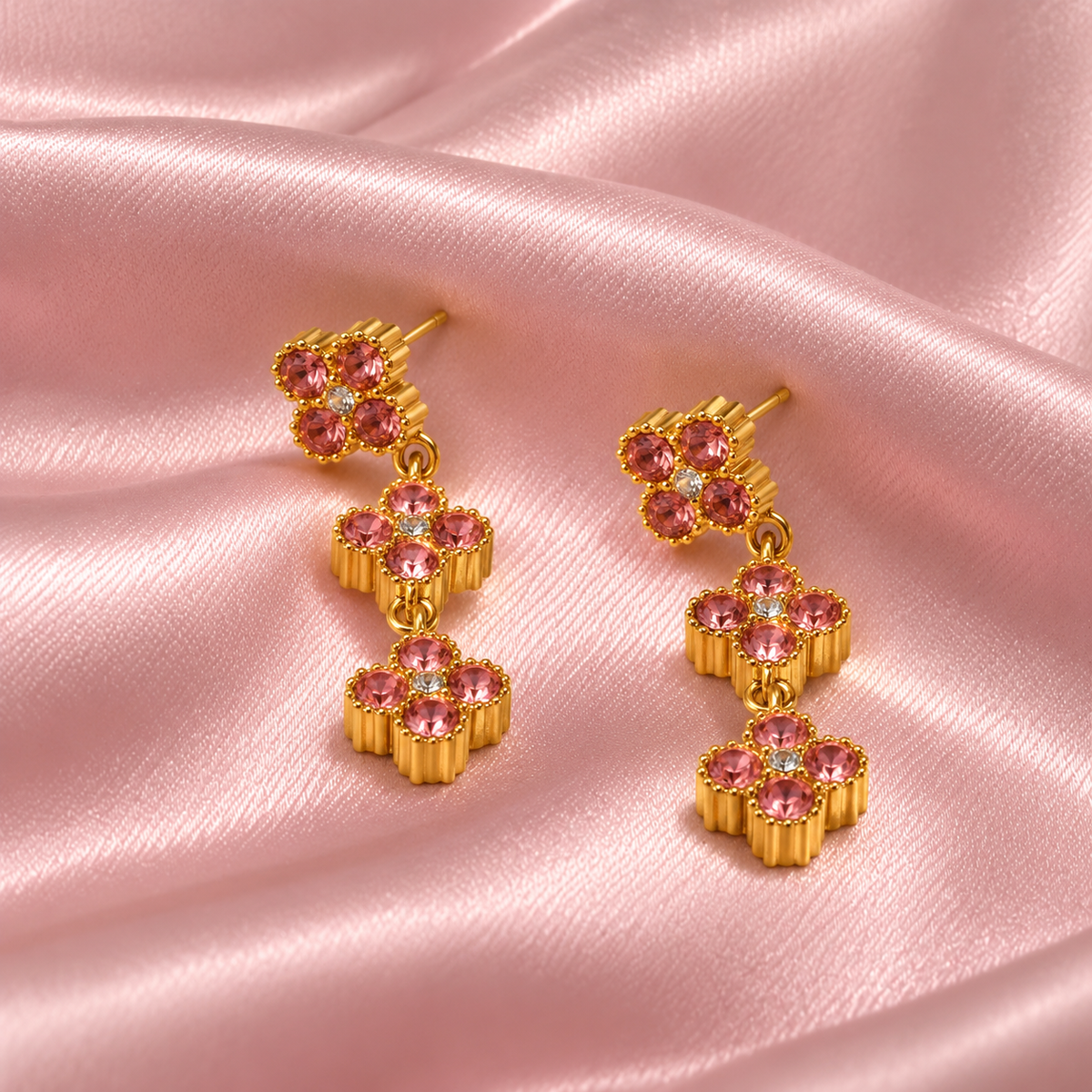 Boucles d’oreilles strass
