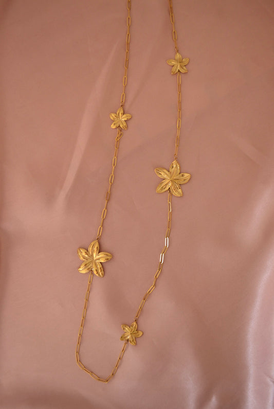 Collier sautoir Fleur