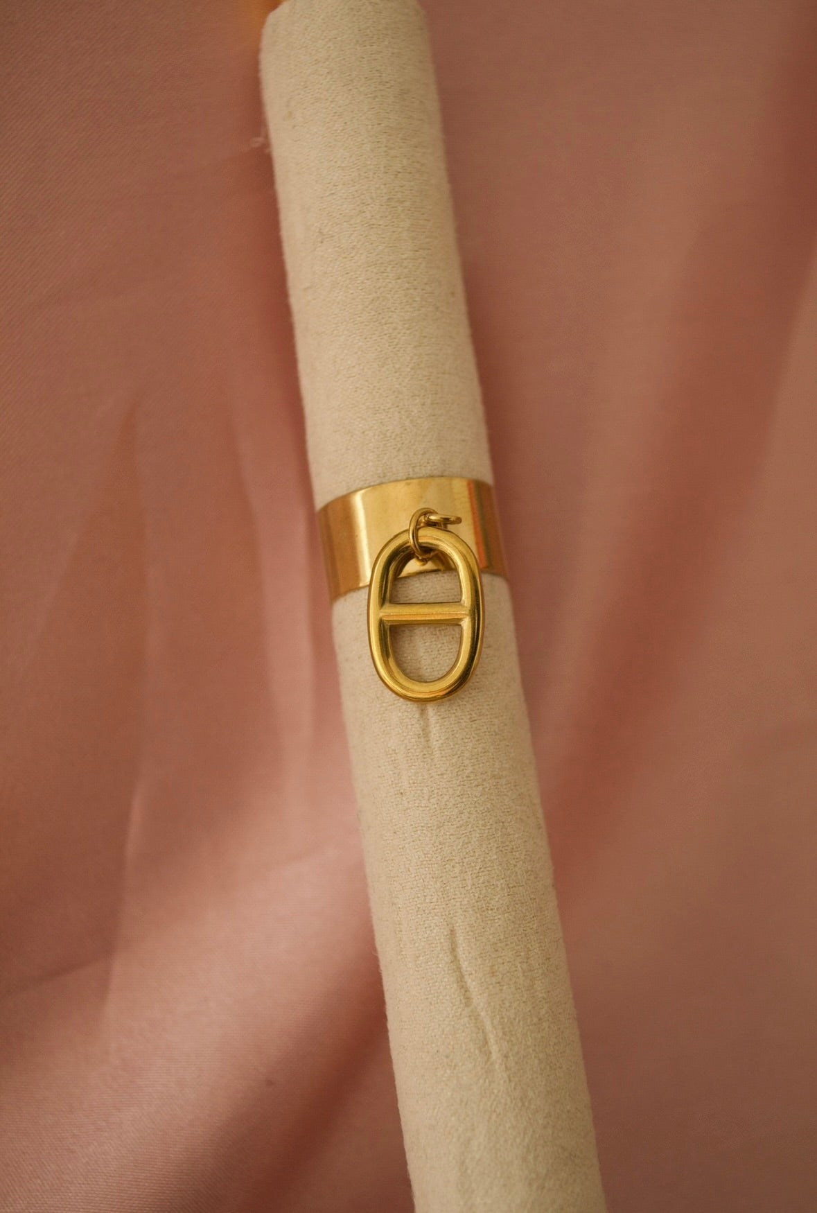 Bague maille marine