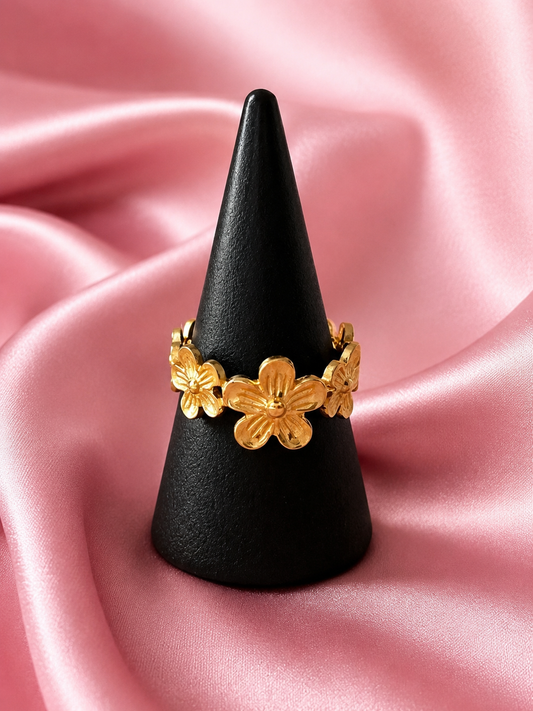 Bague petites fleurs