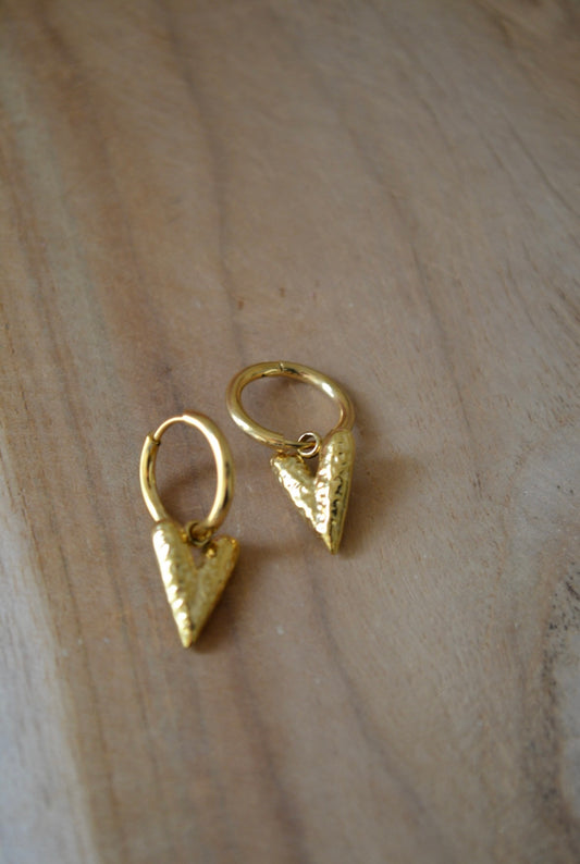 Boucles d’oreilles cœur